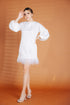 Alhambra x GS: The Giorgio Dress with Ostrich Feathers